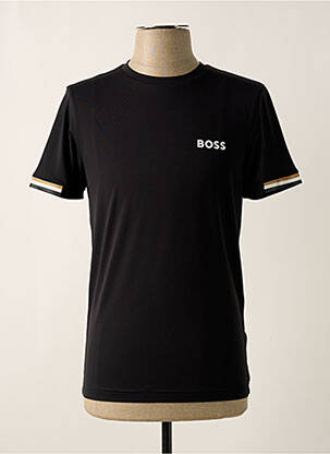 T-shirt noir HUGO BOSS pour homme