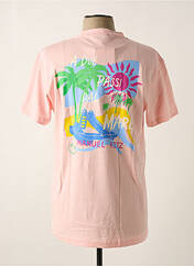 T-shirt rose MANUEL RITZ pour homme seconde vue