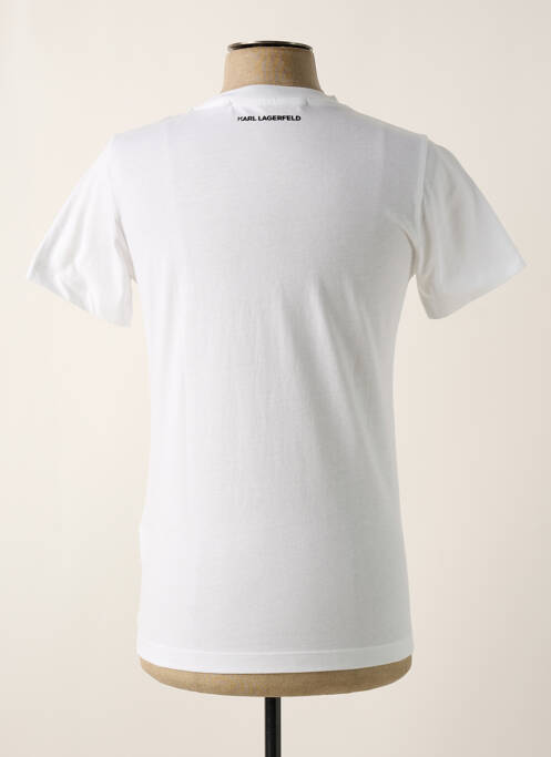 T-shirt blanc KARL LAGERFELD pour homme