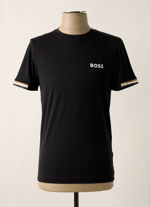 T-shirt noir HUGO BOSS pour homme