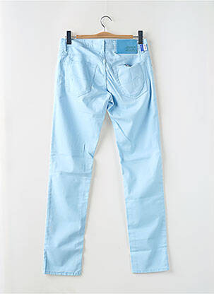 Pantalon slim stretch taille normale bleu JACOB COHEN homme