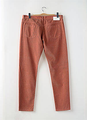Pantalon slim fermeture zippée sous rabat boutonné taille normale orange KENZO homme