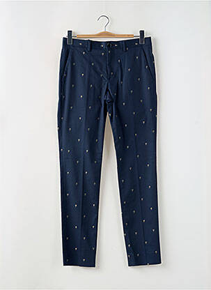 Pantalon chino tissage popeline taille normale bleu PAUL SMITH homme