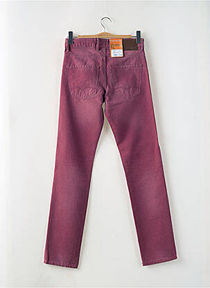 Pantalon slim fermeture zippée sous rabat boutonné taille normale rouge HUGO BOSS homme