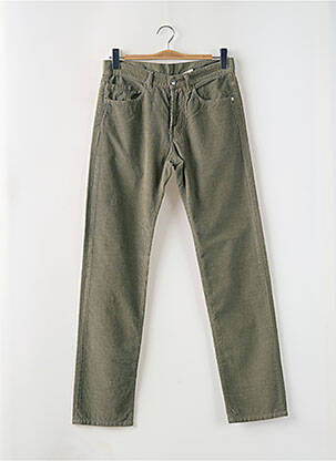 Pantalon slim tissage velours taille normale vert KENZO homme