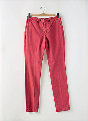 Pantalon chino tissage popeline taille normale rouge HACKETT homme