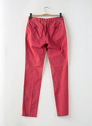 Pantalon chino tissage popeline taille normale rouge HACKETT homme