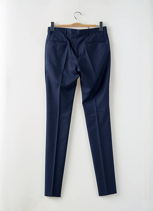 Pantalon slim fermeture zippée sous rabat avec crochet taille normale bleu PAUL SMITH homme