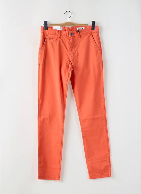 Pantalon chino orange HERO SEVEN pour homme