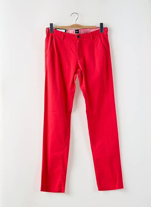 Pantalon chino rouge HUGO BOSS pour homme