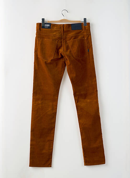 Pantalon slim marron HUGO BOSS homme