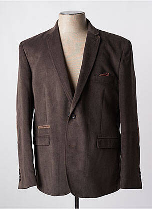 Blazer coupe cintrée marron TERRITOIRE D'HOMME homme