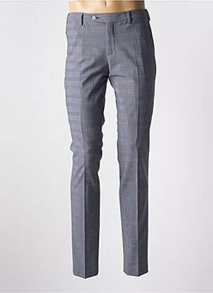 Pantalon slim taille à pinces taille normale gris MONSIEUR HECTOR homme