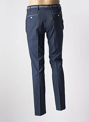 Pantalon slim tissage chiné taille normale bleu MONSIEUR HECTOR homme