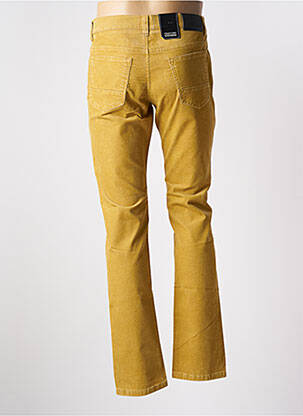 Pantalon slim tissage velours taille normale jaune TERRITOIRE D'HOMME homme