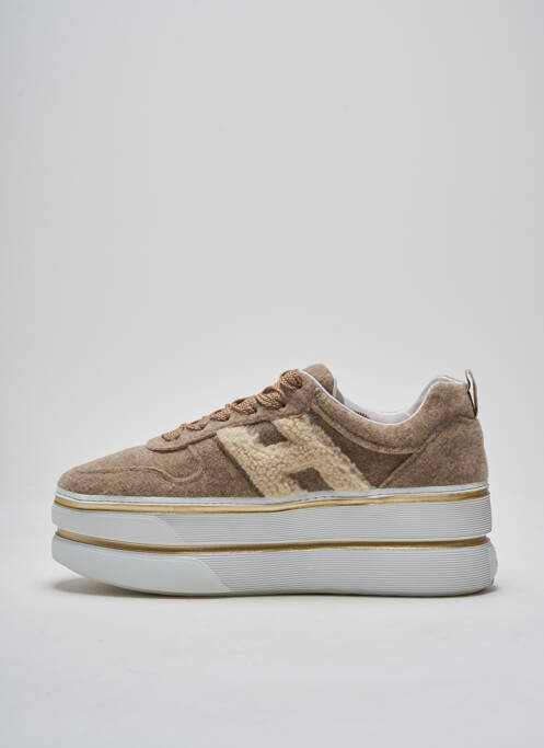 Baskets beige HOGAN pour femme