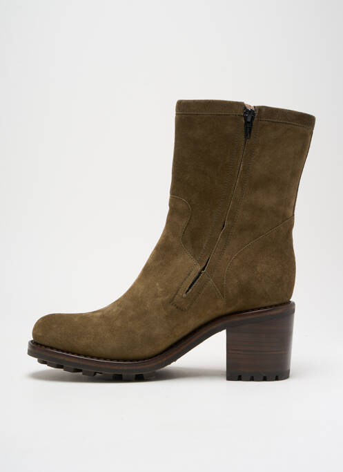 Bottines/Boots vert FREE LANCE pour femme