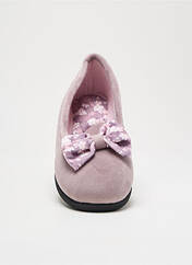 Chaussons/Pantoufles violet ISOTONER pour femme seconde vue