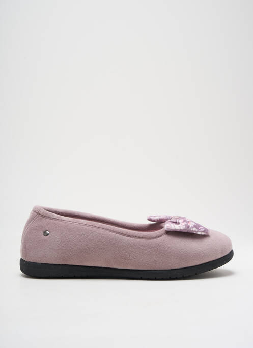 Chaussons/Pantoufles violet ISOTONER pour femme