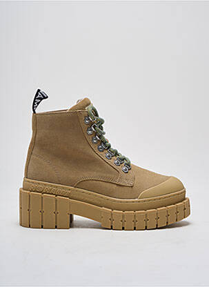 Bottines/boots talon bas talon de 4 à 6cm beige NO NAME femme