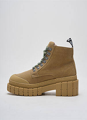 Bottines/boots talon bas talon de 4 à 6cm beige NO NAME femme