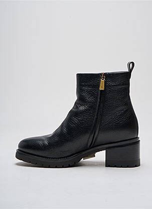Bottines/boots fourrée talon de 4 à 6cm noir SANTONI femme