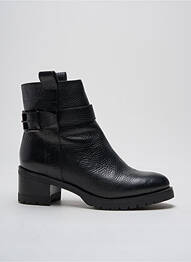 Bottines/boots matière lisse talon de 4 à 6cm noir SANTONI femme