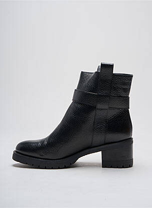 Bottines/boots fourrée talon de 4 à 6cm noir SANTONI femme
