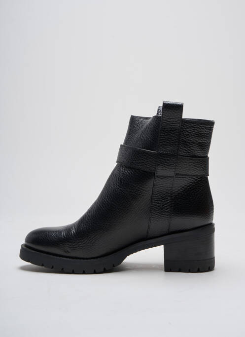 Bottines/boots fourrée talon de 4 à 6cm noir SANTONI femme