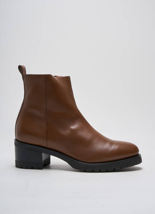 Bottines/Boots marron SANTONI pour femme