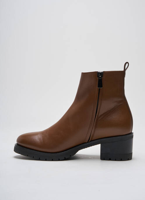 Bottines/Boots marron SANTONI pour femme