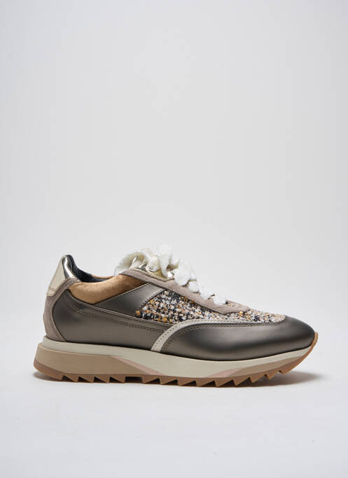 Baskets gris SANTONI pour femme