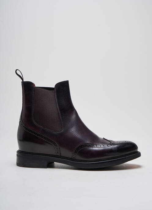 Bottines/Boots violet SANTONI pour femme