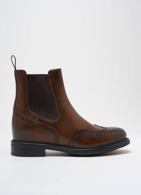Bottines/Boots marron SANTONI pour femme