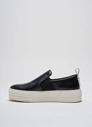 Slip ons matière lisse talon de 4 à 6cm noir BY MALENE BIRGER femme