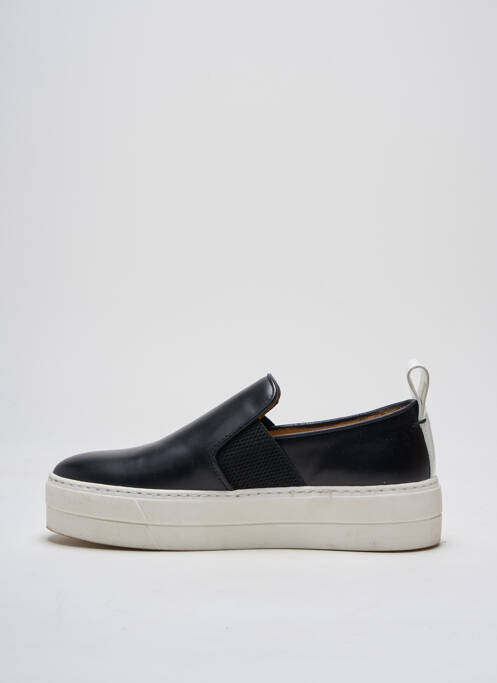 Slip ons matière lisse talon de 4 à 6cm noir BY MALENE BIRGER femme