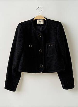 Veste chic poches noir SUNCOO femme