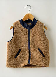 Gilet sans manche poches beige FRANGIN FRANGINE garcon