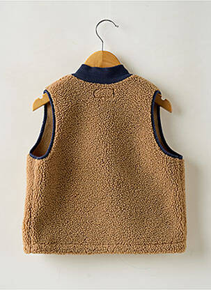 Gilet sans manche coupe droite beige FRANGIN FRANGINE garçon