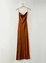 Robe longue marron PARISIENNE ET ALORS pour femme seconde vue