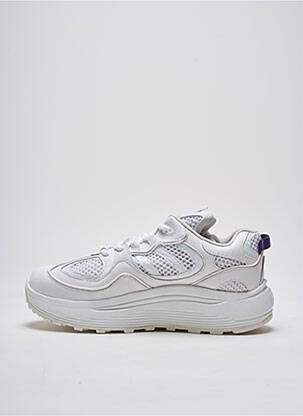 Baskets matière lisse bout rond blanc EYTYS homme