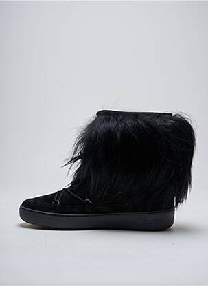 Bottines/boots fourrée talon plat jusqu'à 3cm noir MOON BOOT femme