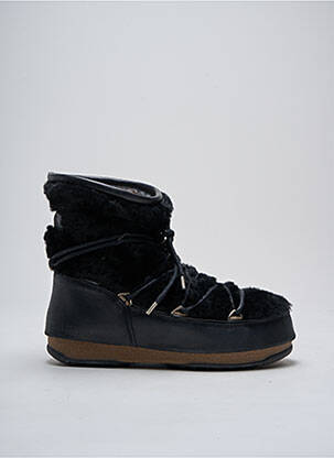 Bottines/boots fourrée talon plat jusqu'à 3cm noir MOON BOOT femme