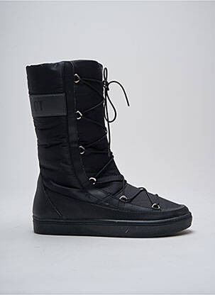Bottines/boots matière lisse talon plat jusqu'à 3cm noir MOON BOOT femme