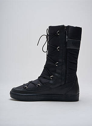 Bottines/boots matière lisse talon plat jusqu'à 3cm noir MOON BOOT femme