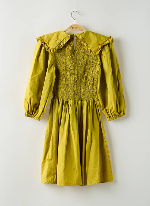 Robe courte jaune WAREHOUSE pour femme