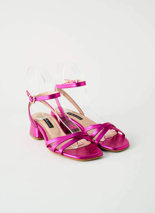Sandales/Nu pieds rose KRACK HARMONY pour femme
