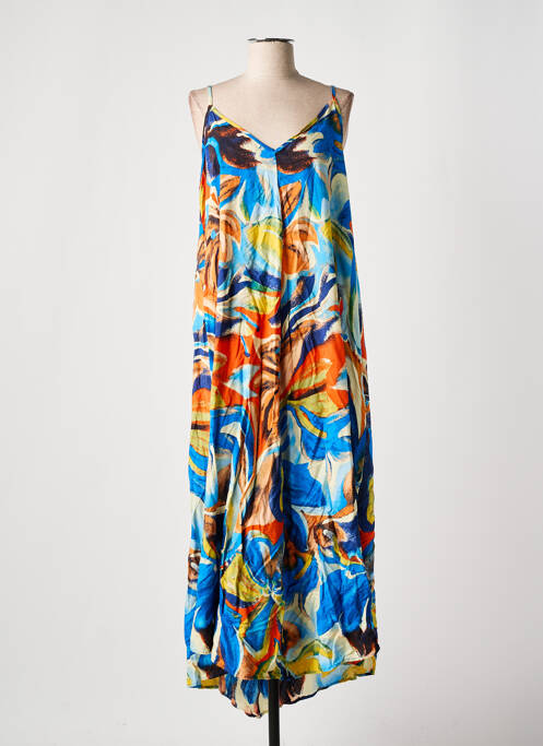 Robe longue bleu C'FLO pour femme