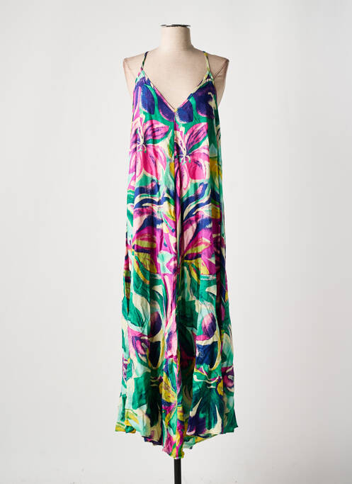 Robe longue vert C'FLO pour femme