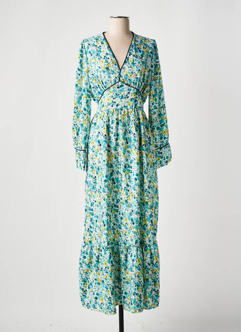 Robe longue vert C'FLO pour femme